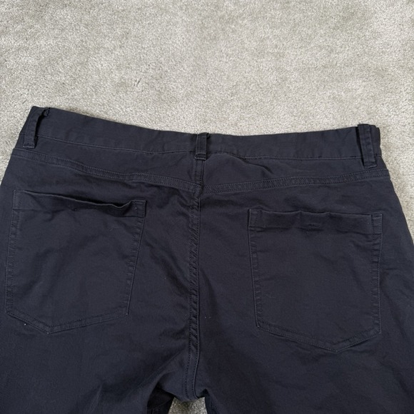 Theory Pants Mens 33x31 Blue Hayden Writer Straight Button Fly 5 Pocket Chino - Picture 11 of 13